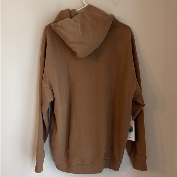 Vuori Restore Oversized Hoodie goldenrod Tan Sweatshirt soft cozy women LG NWT - Picture 9 of 12